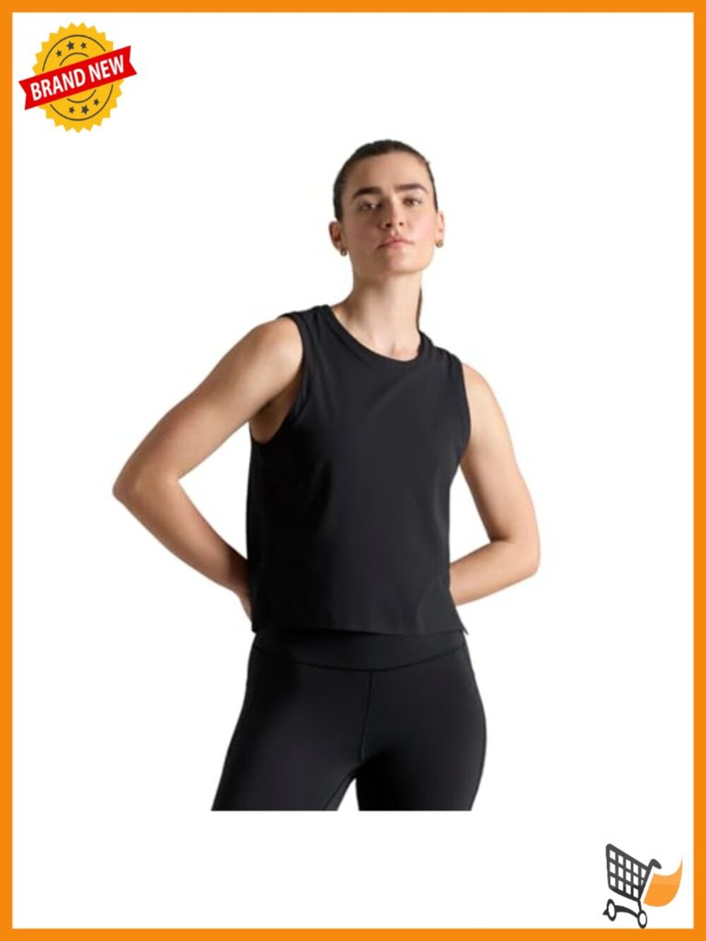 Women's Serene Tank Top Fitted 4-Way Stretch Athletic Sleeveless